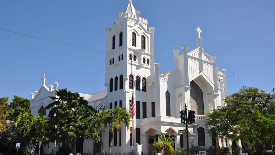 St Paul's Episcopal Church, Key West, Florida, USA.