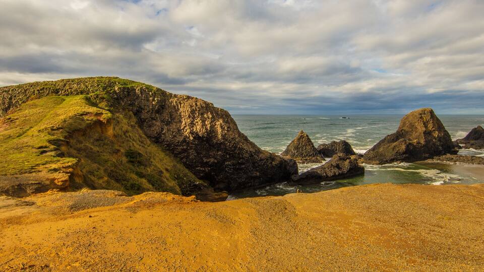 Seal Rocks panorama
