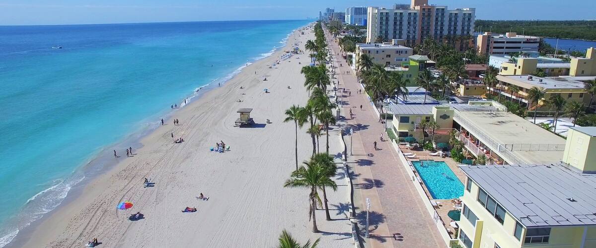 amazing Hollywood beach, Miami