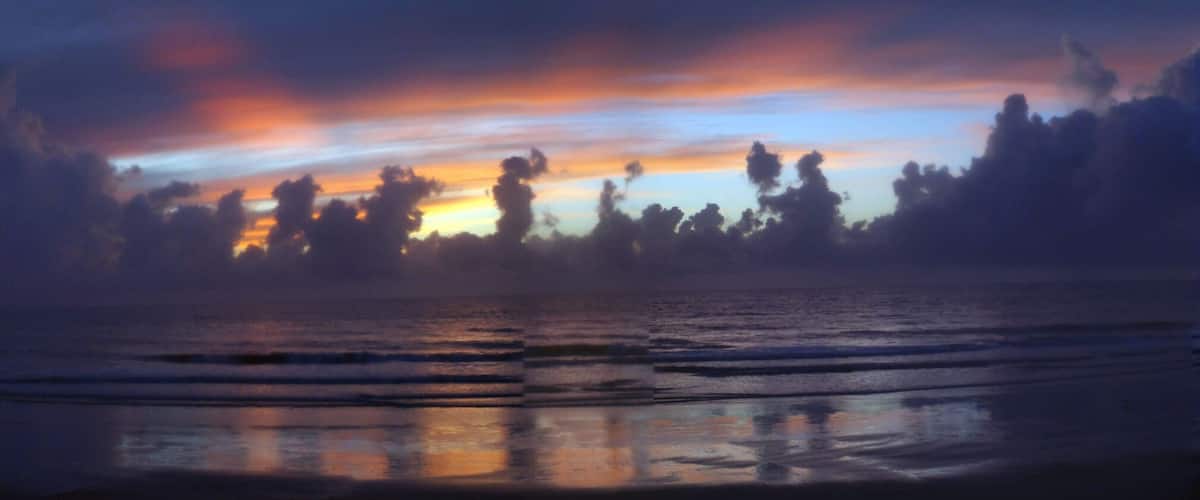 Sunrise during an Atlantic thunderstorm
#trovember