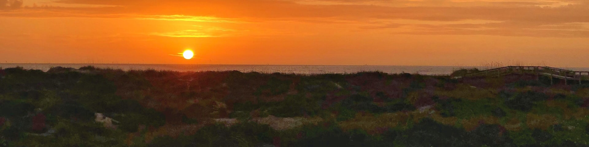 Sunrise on St. Augustine Beach.
