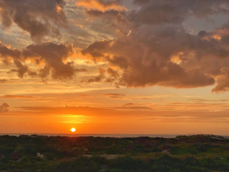 Sunrise on St. Augustine Beach.