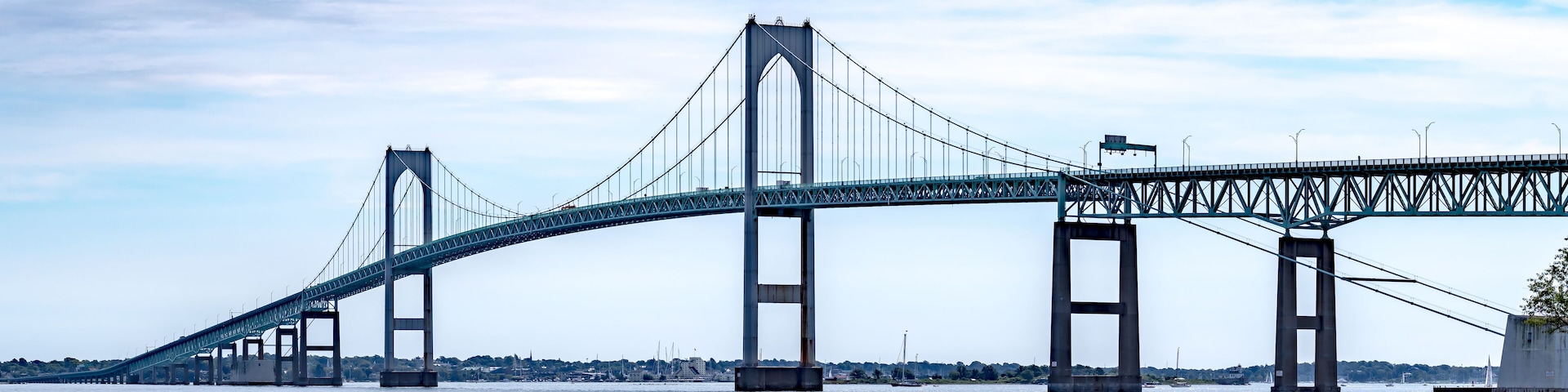 Jamestown Bridge newport bridge in newport rhode island