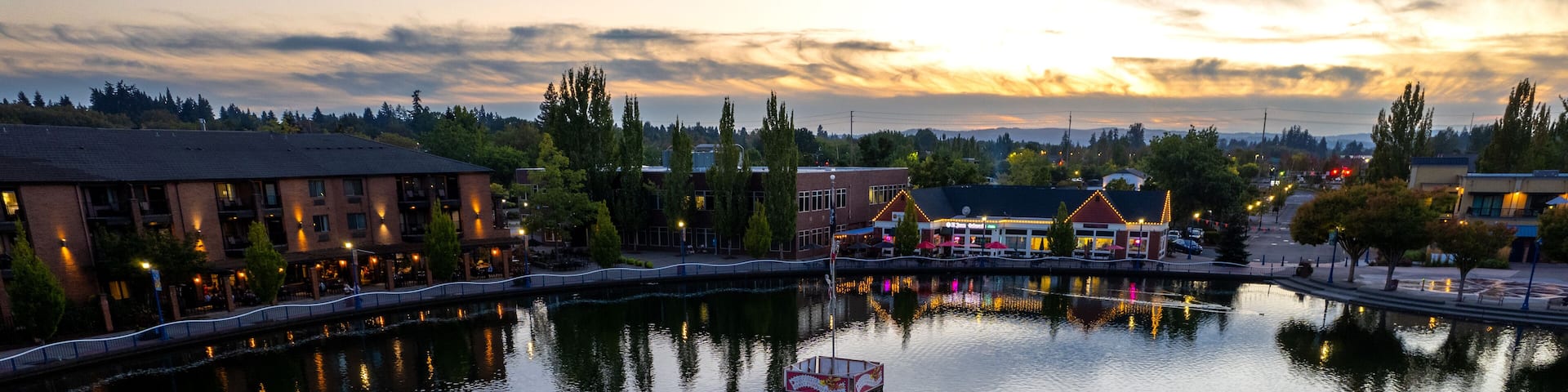 Sunset at Tualatin Commons