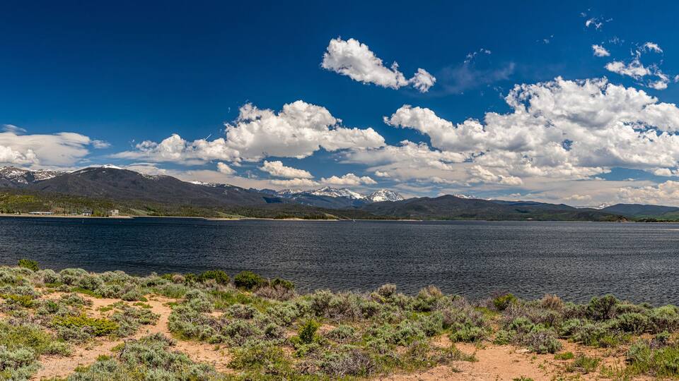 Lake Granby at Grand Lake Colorado