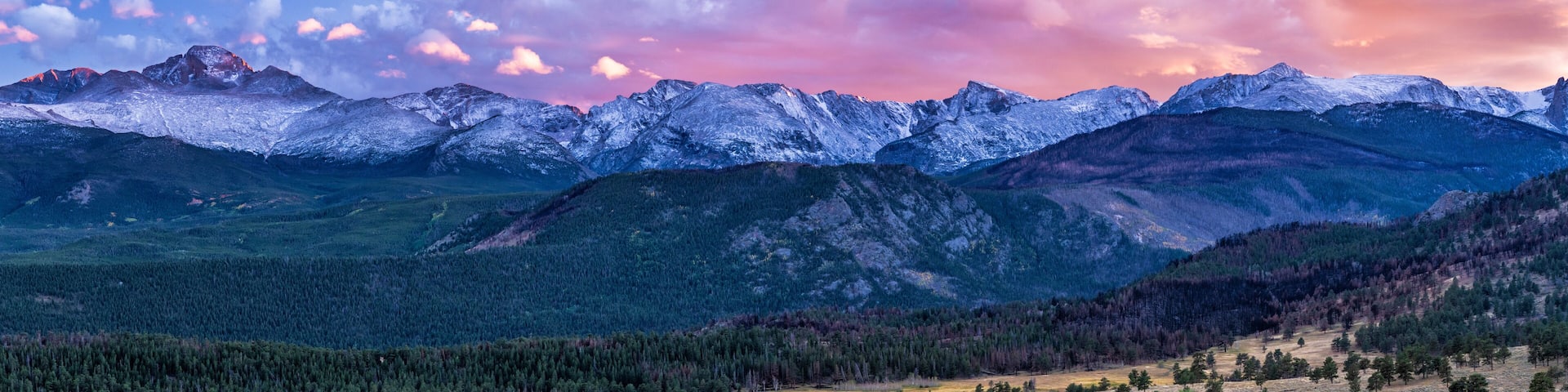 Vivid Sunrise over Moraine Park and the Continental Divide