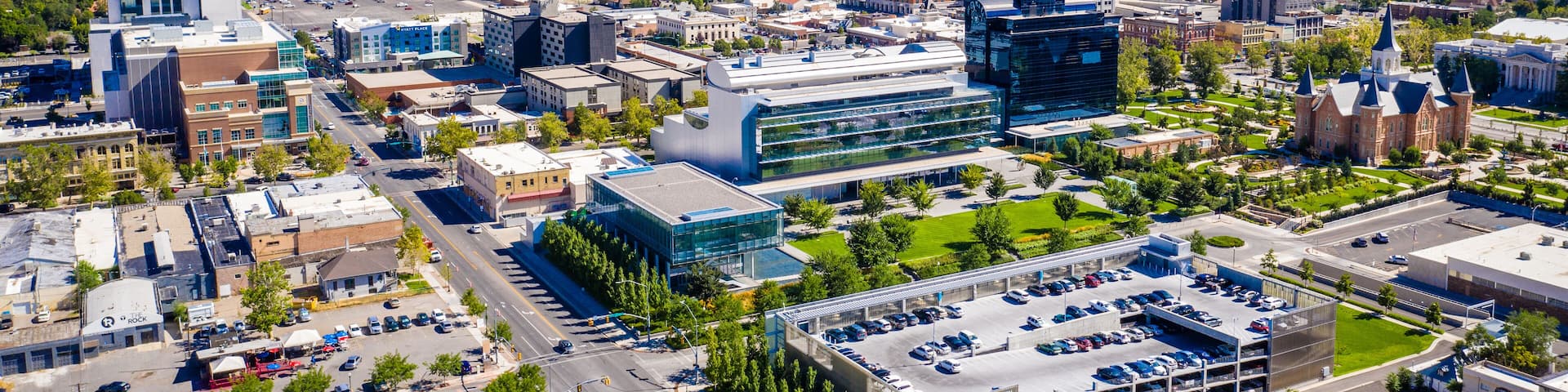 Downtown Provo Utah North East View