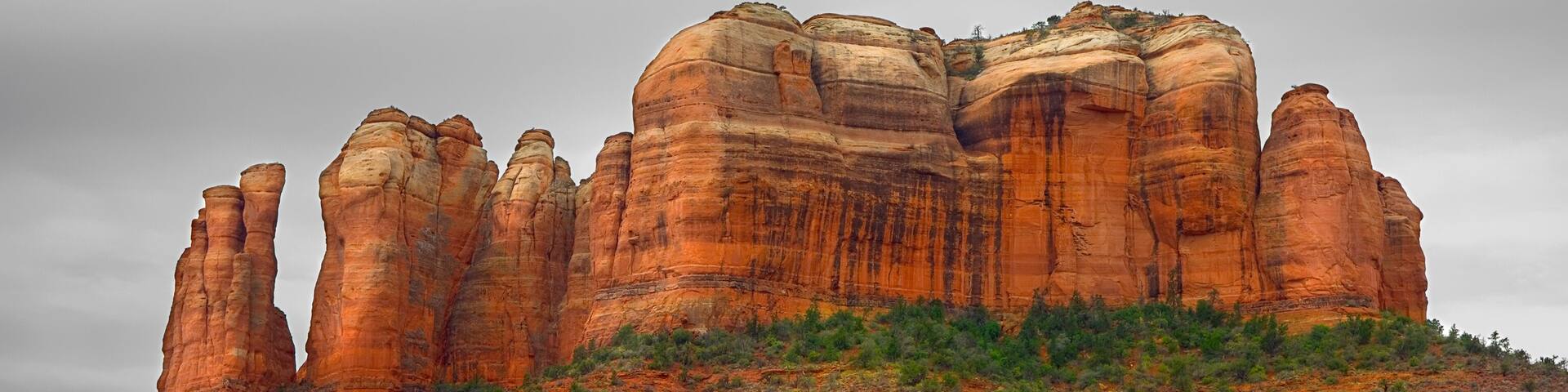 Sedona's Cathedral Rock viewed from Back O Beyond Trail