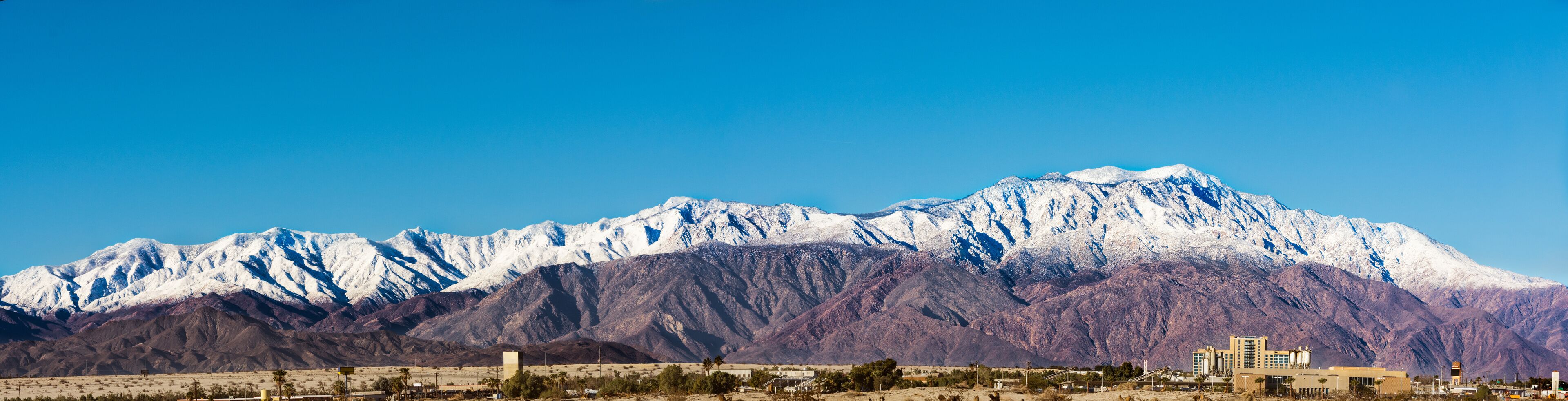Santa Rosa and San Jacinto Mountains Panorama