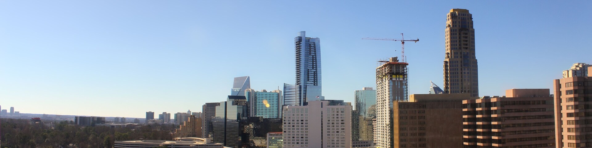 North Atlanta Neighborhood of Buckhead Cityscape