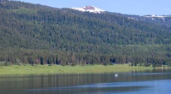 Panoramic View of a Summer Mountain Lake