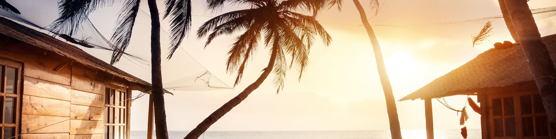 Beautiful Sunset at tropical beach