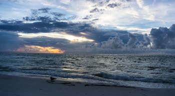 A Florida's cool colors at sunset in Treasure Island, Florida