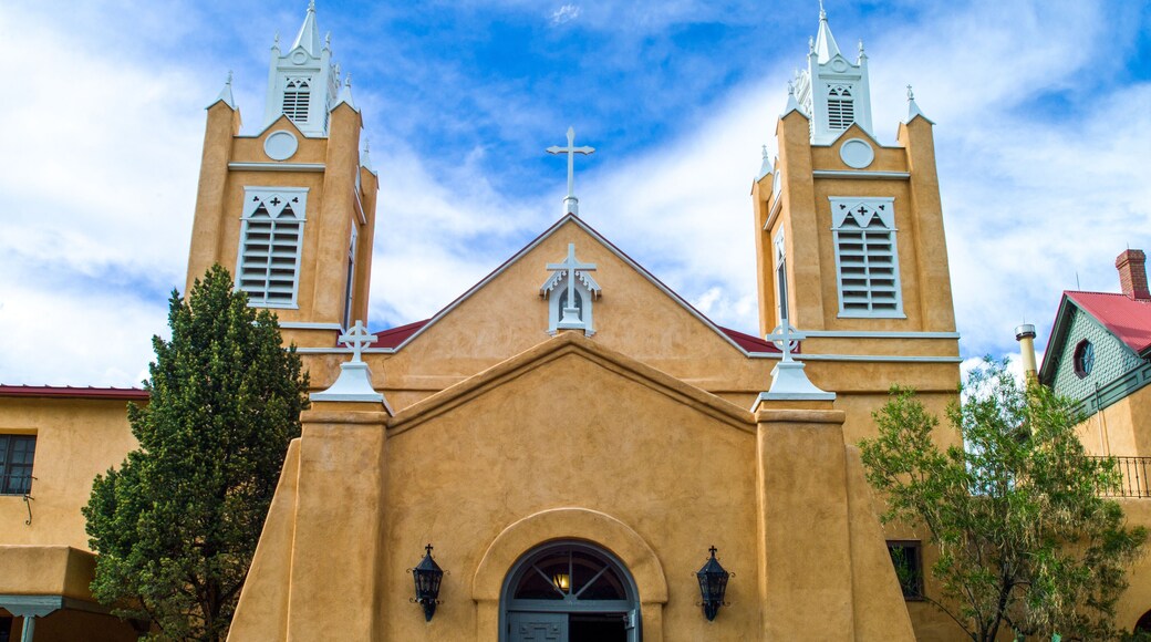 U.S.A. New Mexico, Route 66, Albuquerque, the San Filippo cathedral in the old town