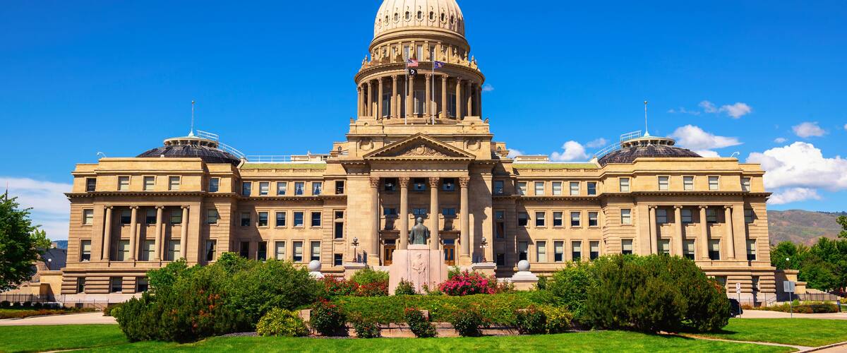Idaho State Capitol in Boise, ID