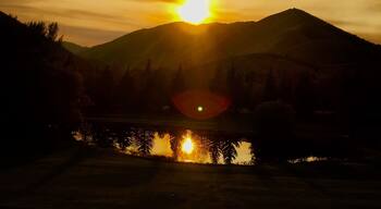 Sunset in Sun Valley Idaho 💗