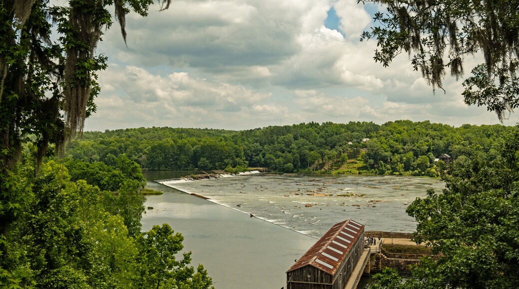 Savannah river rapids in Augusta