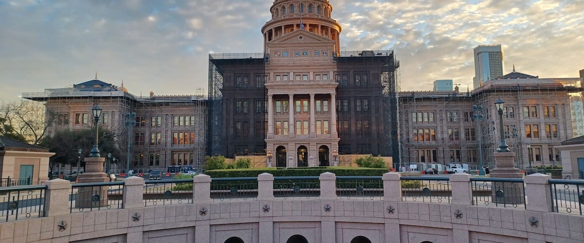 The Texas Capitol in the afternoon