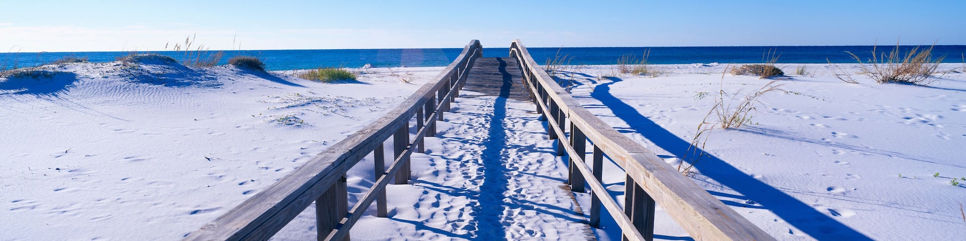 Boardwalk at Santa Rosa Island near Pensacola, Florida