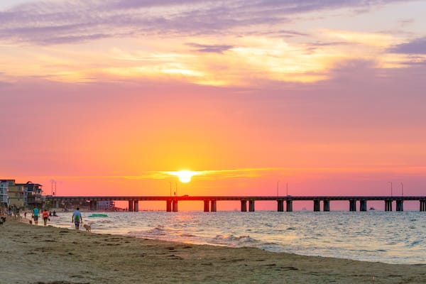 Sundown at the Beach