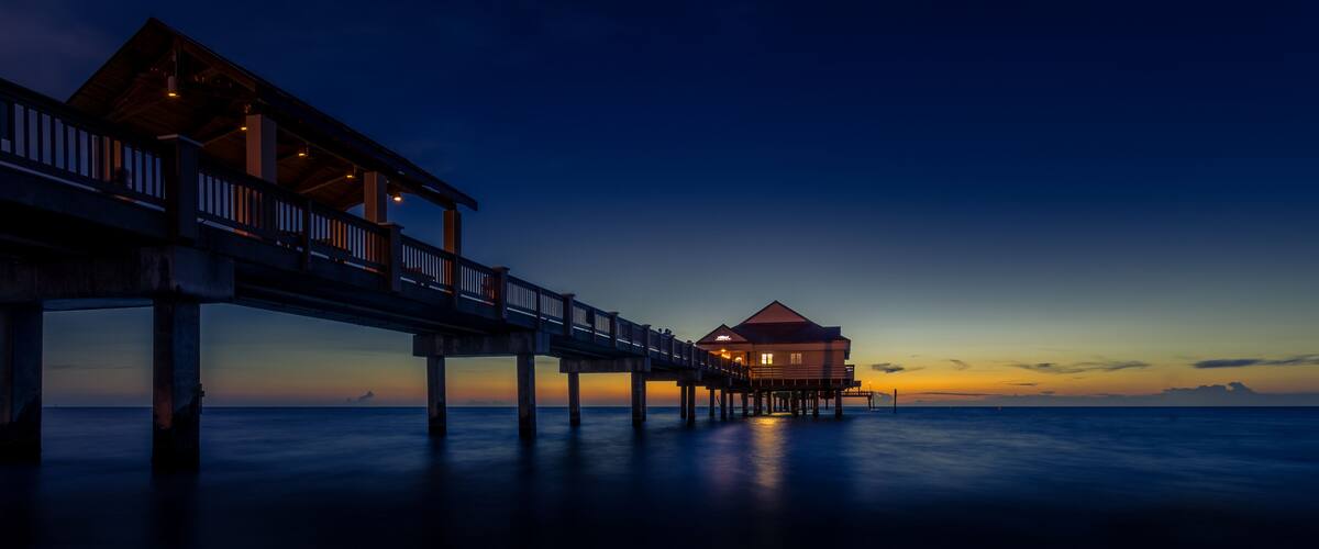 Clearwater Beach Pier Panorama