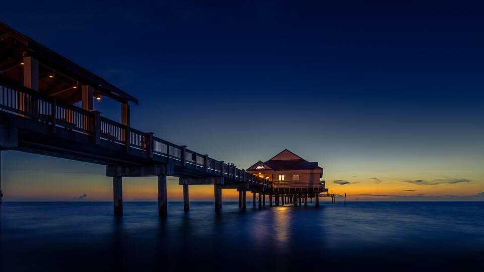 Clearwater Beach Pier Panorama
