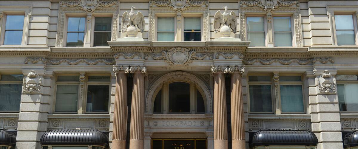 Colorado Building at 1341 G Street NW in Washington DC, USA.