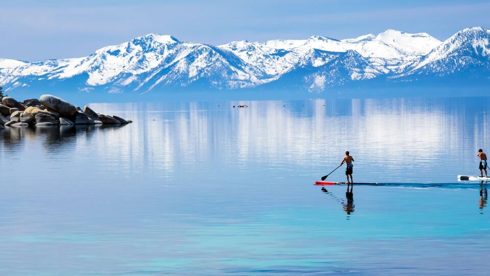 Paddle boarding
