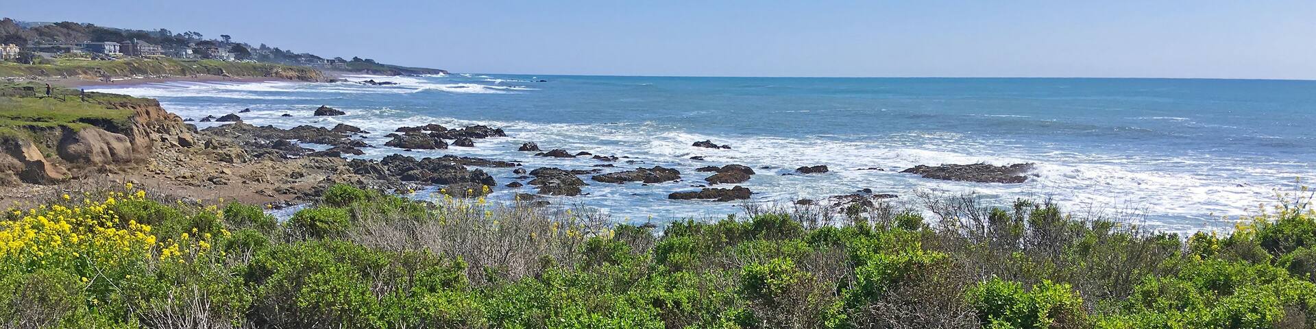Central California Coast Panorama near Cambria