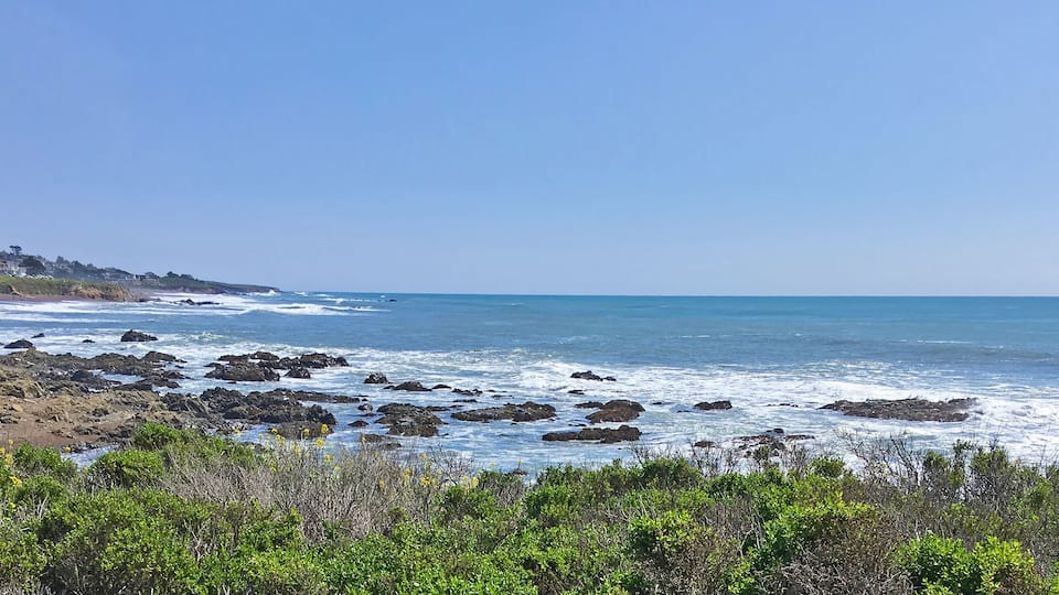 Central California Coast Panorama near Cambria