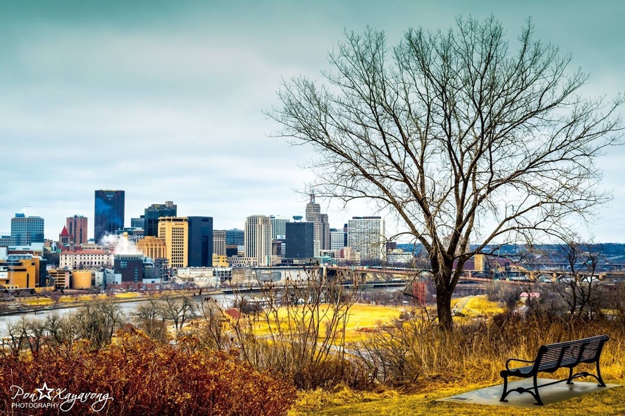 Overlook Beautiful city of St.Paul,MN