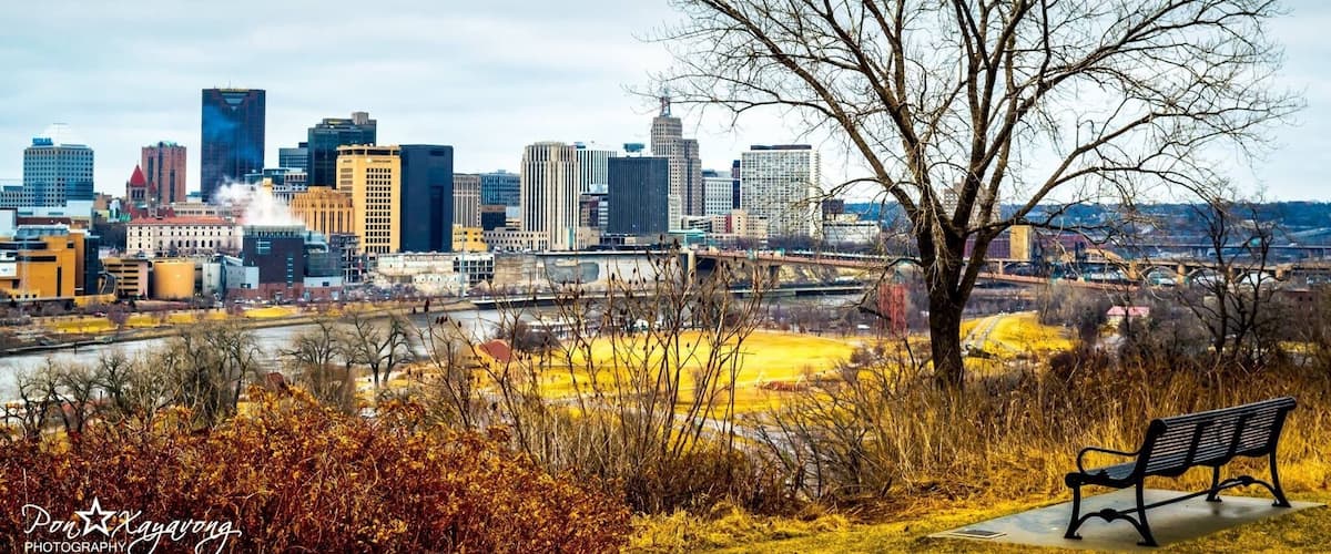 Overlook Beautiful city of St.Paul,MN