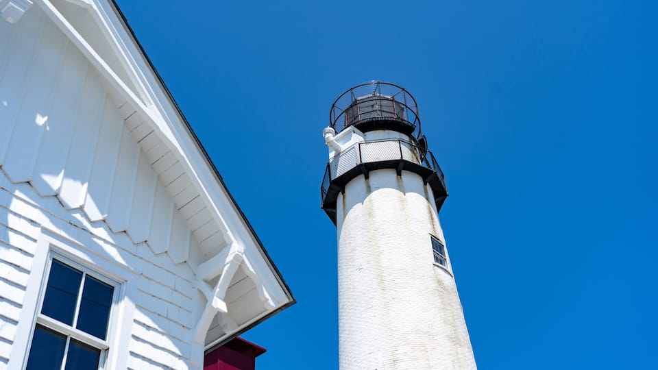 Lighthouse at Fenwick Island Delaware