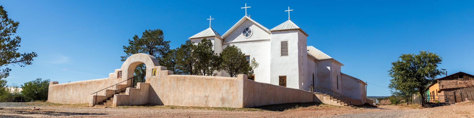 Historic San Miguel del Vado Church in New Mexico