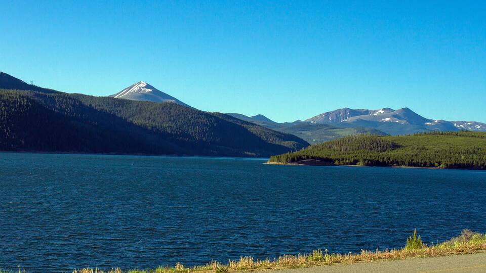 Dillon Reservoir in the Colorado Rockies