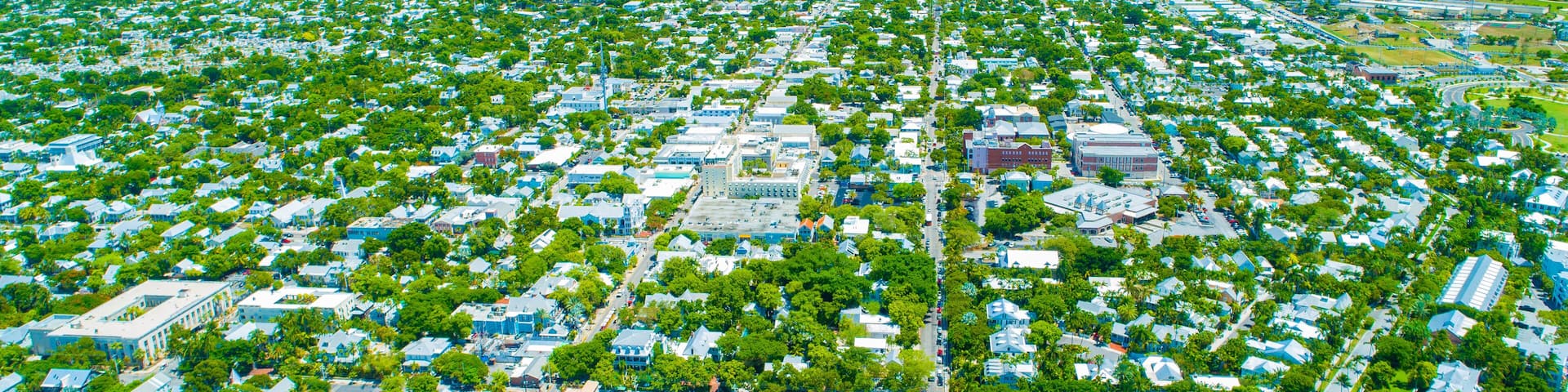 Aerial view of Island Key West . Florida. USA.