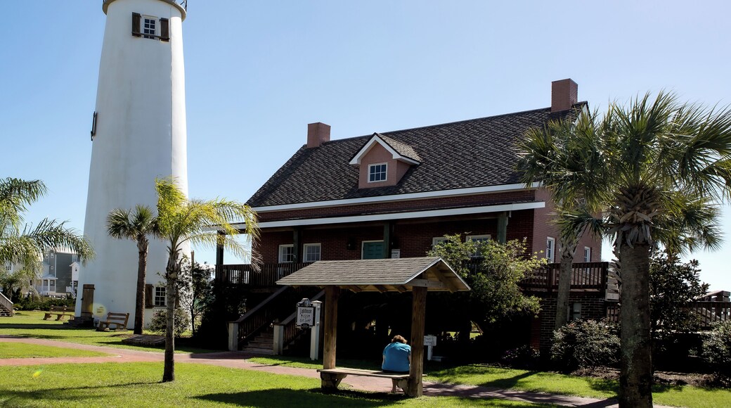 The lighthouse on Saint George Island FL.