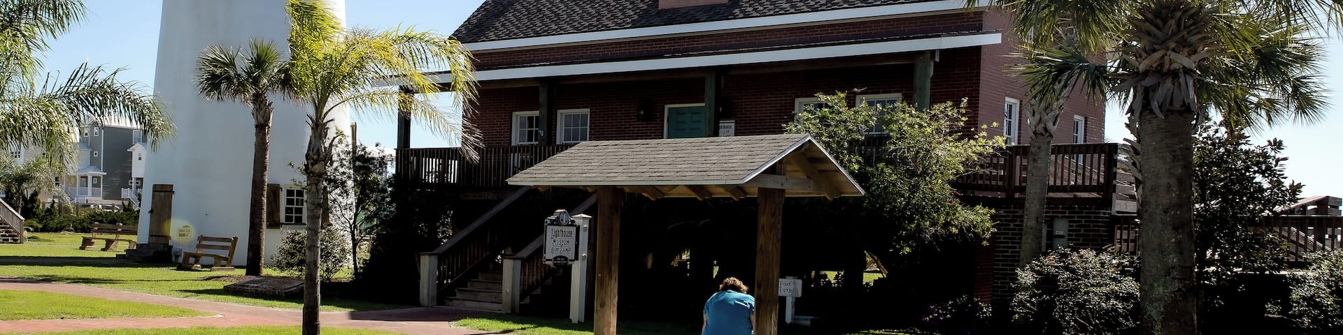 The lighthouse on Saint George Island FL.