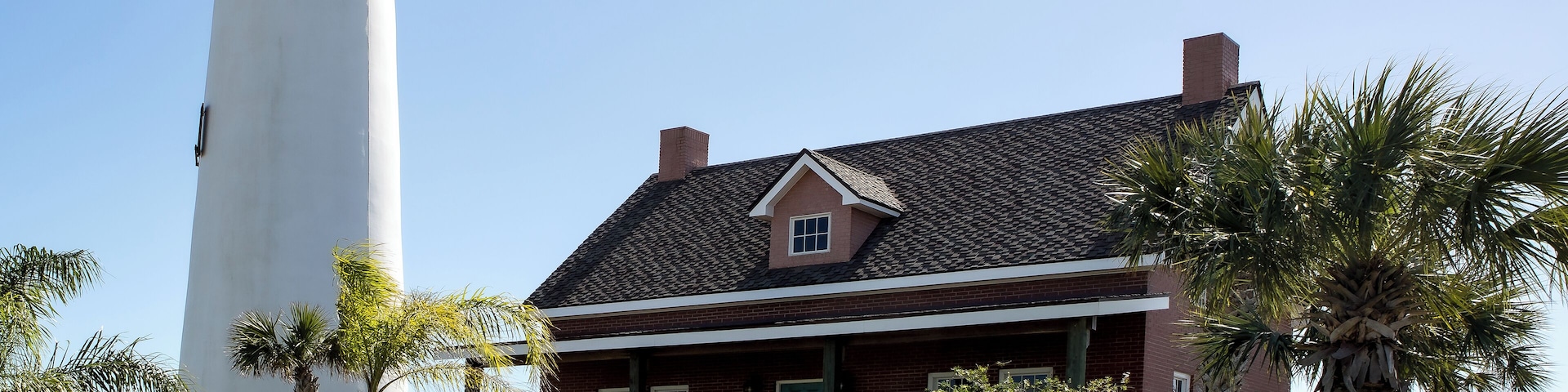 The lighthouse on Saint George Island FL.