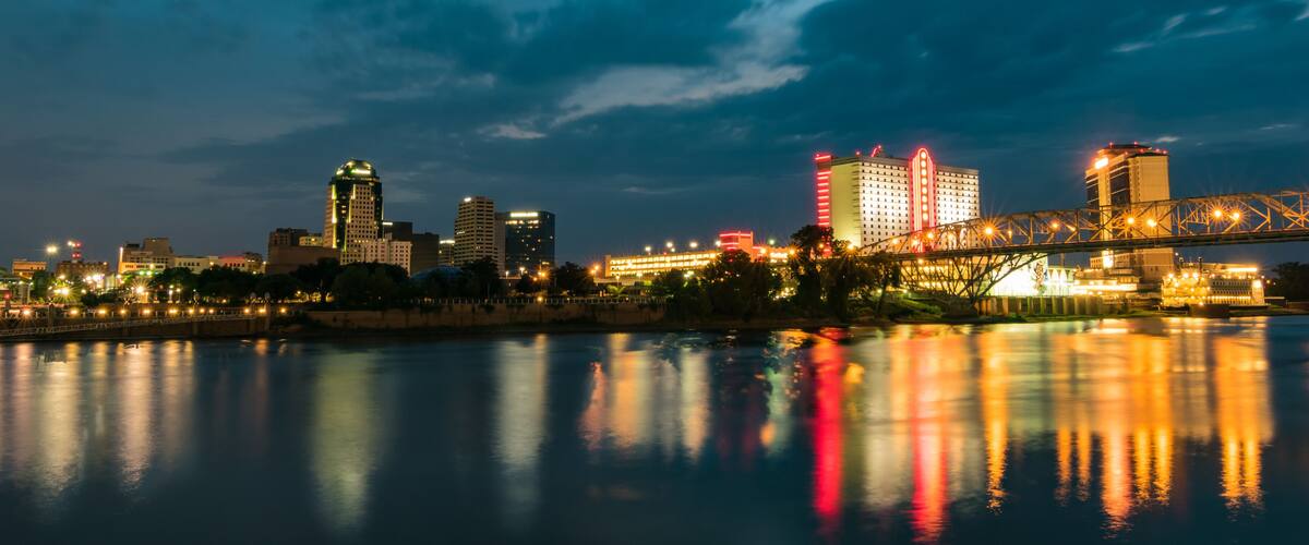 Shreveport Louisiana Skyline