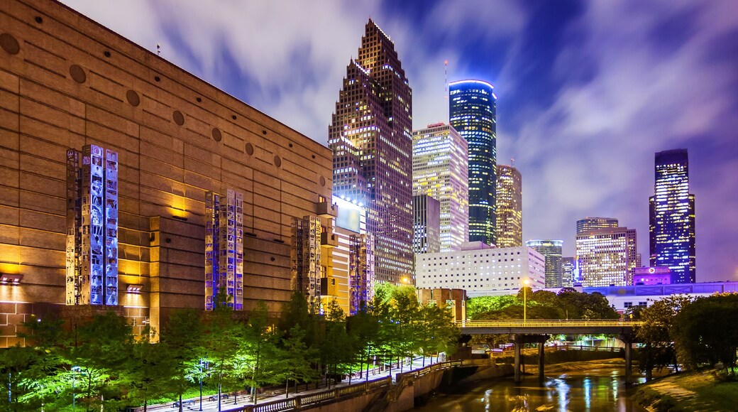 Houston, Texas Downtown Skyline at Night