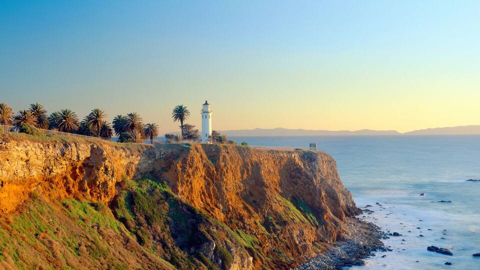 San Vicente Lighthouse at San Pedro Harbor, Los Angeles, California
