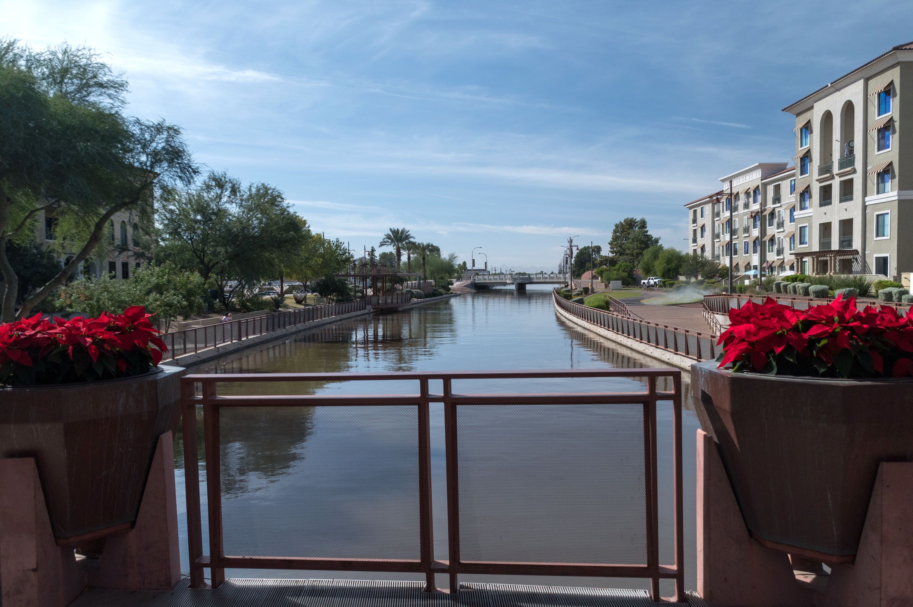 Looking at Goldwater boulevard from South Bridge in Scottsdale
