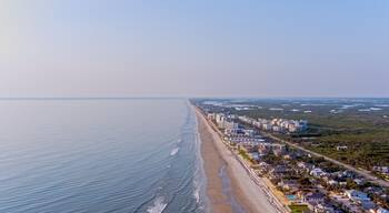 Aerial view of New Smyrna Beach at sunrise