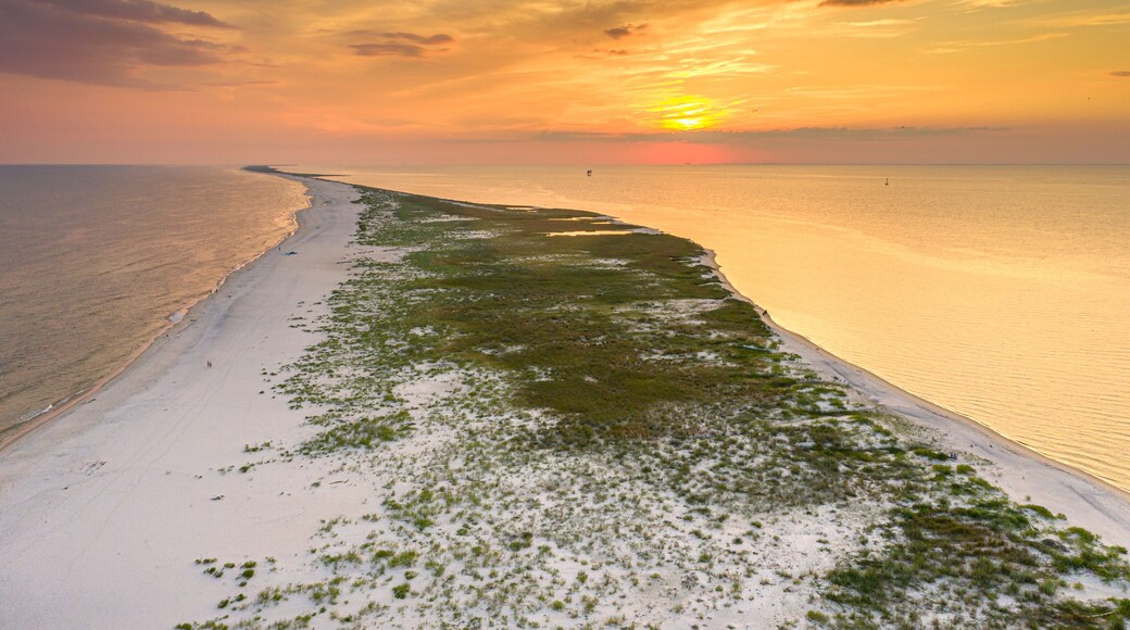 Dauphin Island Alabama Aerial View