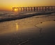 Beach and Pier at Sunset, Florida, USA