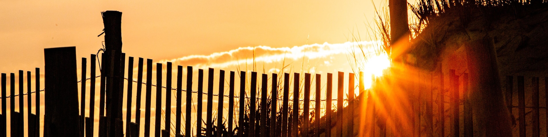 vibrant summer coastal sunset
