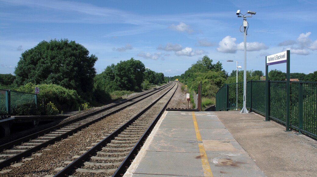 Looking west from Nailsea & Backwell railway station.