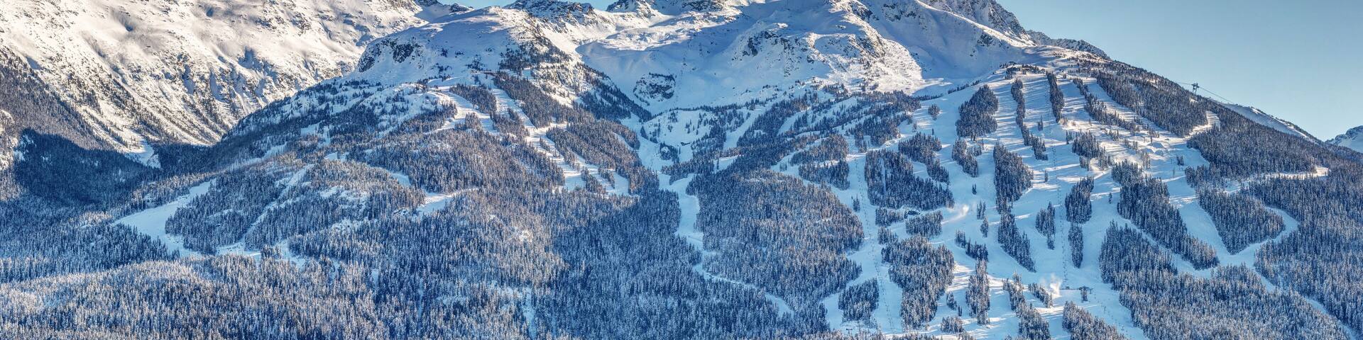 Blackcomb Mountain Ski Resort in Winter