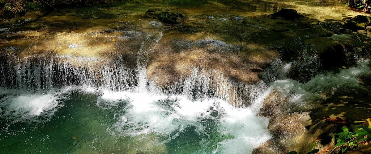 Dunn's River Falls Wasserfälle in Jamaika